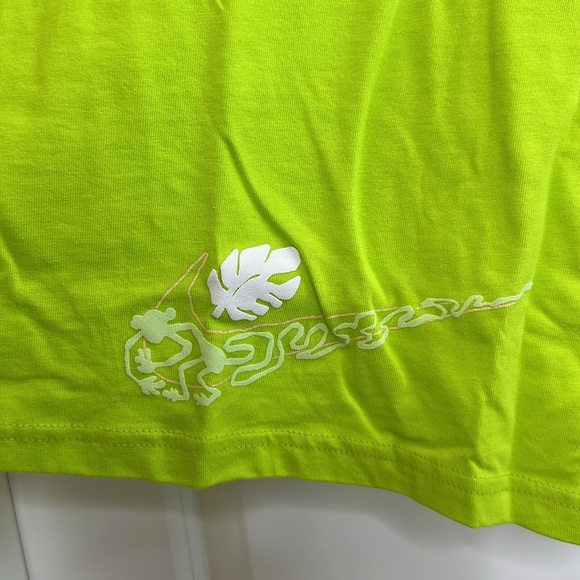 New NIKE SPRING BREAK‎ GRAPHIC LOGO TANK TOP IN LIME-GREEN Men’s Small - Picture 6 of 6